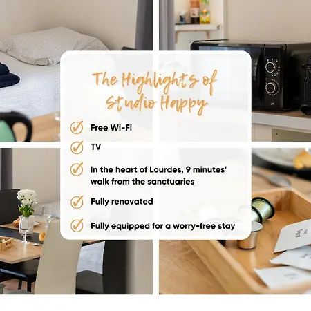 Happy - 9 Min Sanctuaires - Rénové&équipé - 3 Couchages