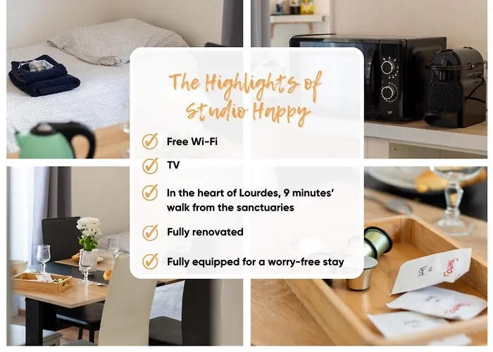 Happy - 9 Min Sanctuaires - Rénové&équipé - 3 Couchages